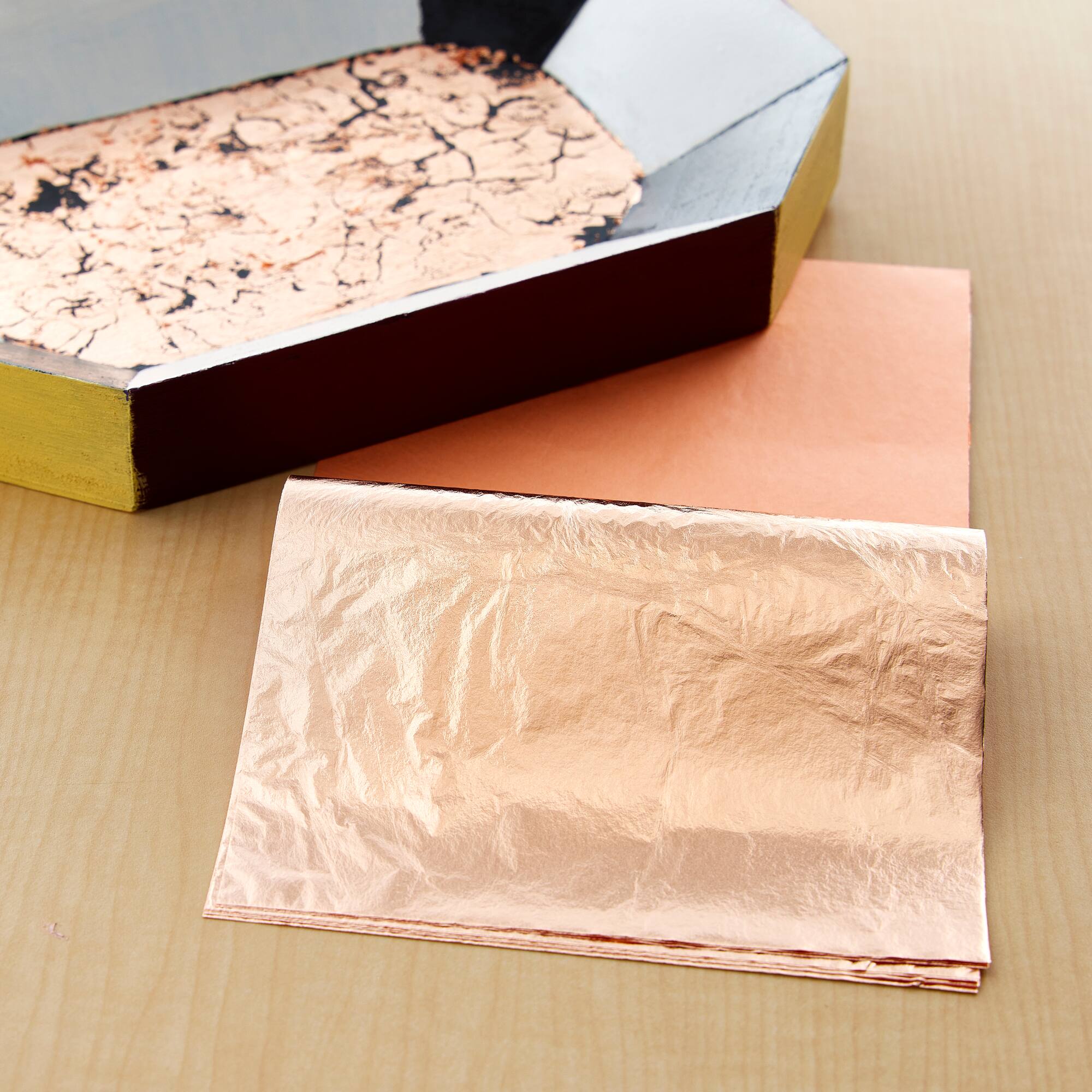 6 Packs: 25 ct. (150 total) Premium Ready Copper Leaf Sheets by Craft Smart®